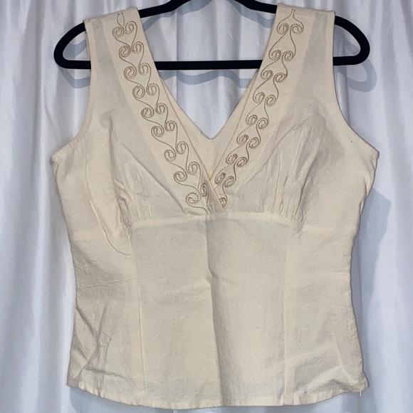 Sleeveless Cloth top - Picture 3 of 7